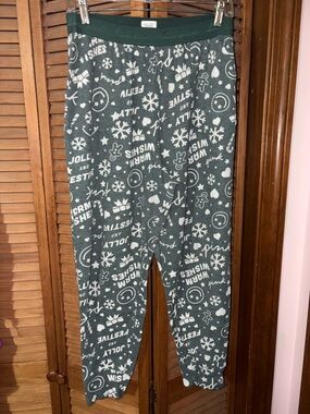 PINK thermal pajama bottoms.